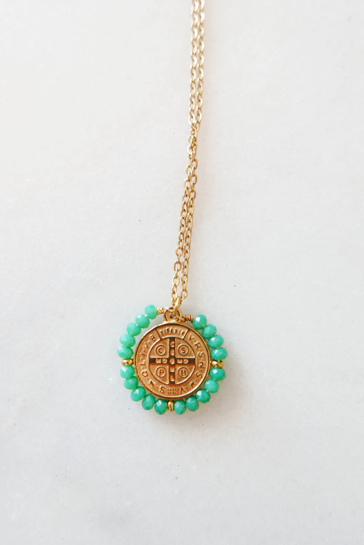 Santo Necklace - Aqua Blue - Palas